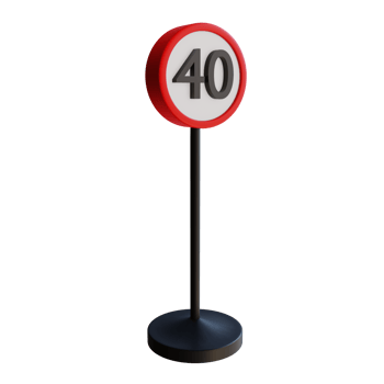 3d render illustration street sign png