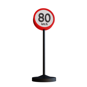 3d render illustration street sign png