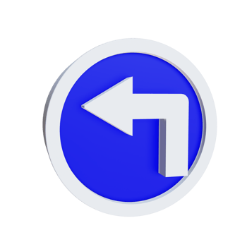 3d render illustration street sign png