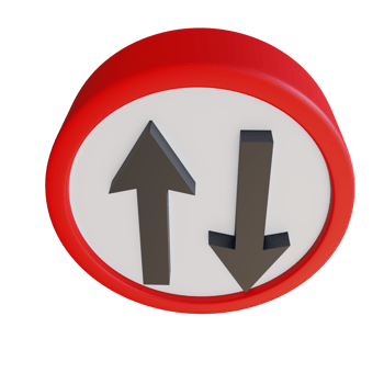 3d render illustration street sign png
