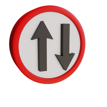 3d render illustration street sign png