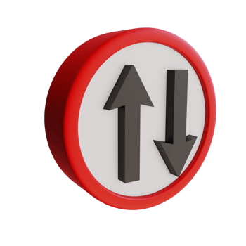 3d render illustration street sign png