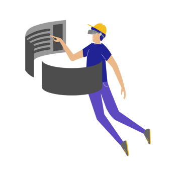 Metaverse VR technology cyber entertainment person Hi-tech communication concept, technology, digital business, innovation, science fiction scene. png