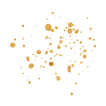 Gold Splatter Paint Splash png