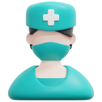 nurse 3d render icon illustration png