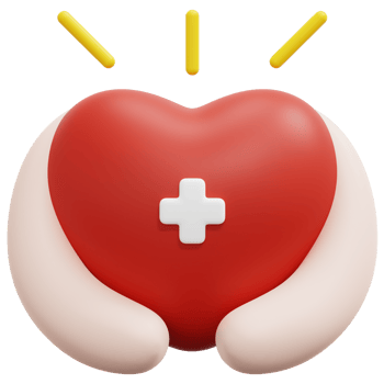 healthcare 3d render icon illustration png