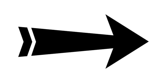 Illustration Vector Graphic of Black Arrow Cion