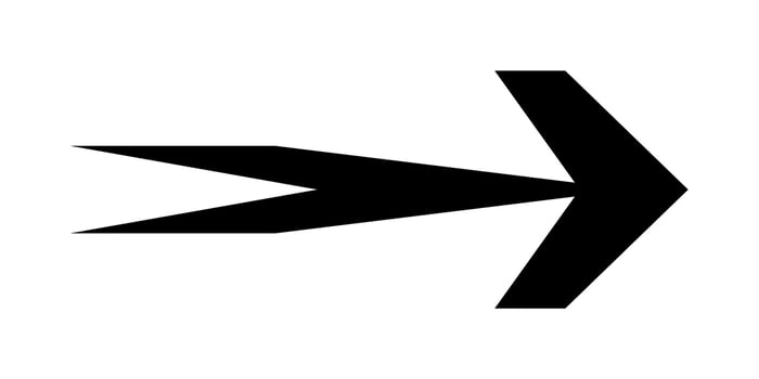 Illustration Vector Graphic of Black Arrow Cion