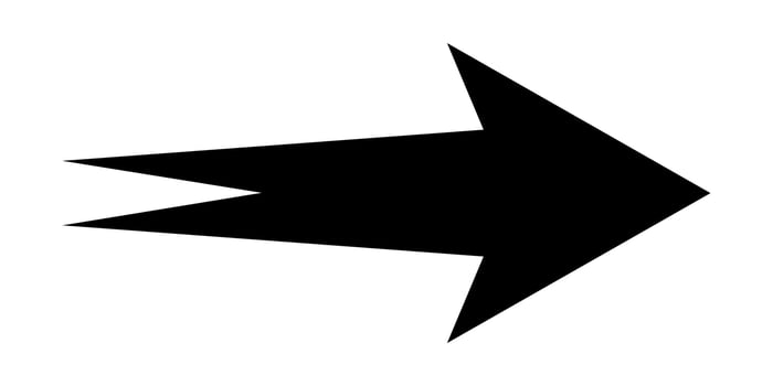 Illustration Vector Graphic of Black Arrow Cion