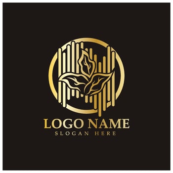 tobacco leaf logo,tobacco field and tobacco cigarette logo template design vector