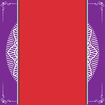 Luxury mandala ornate background for wedding invitation  book cover with mandala element style vector