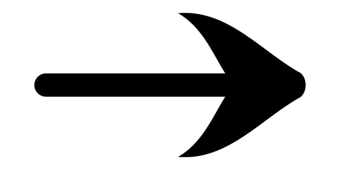 Illustration Vector Graphic of Black Arrow Cion