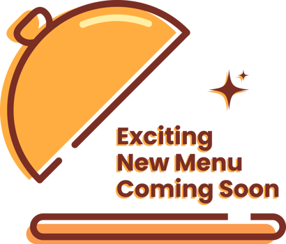 exciting new cafe bar restaurant menu coming soon sign icon png