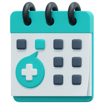 calendar 3d render icon illustration png