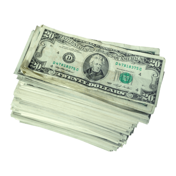 stack of dollars png