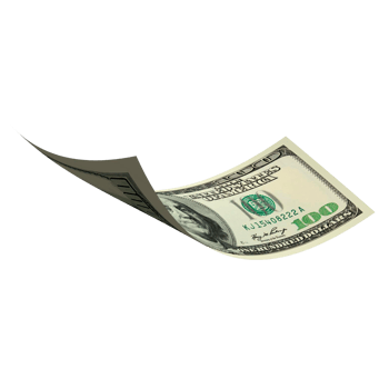 one hundred dollar bill png