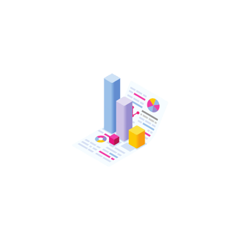 3d render of a graph png