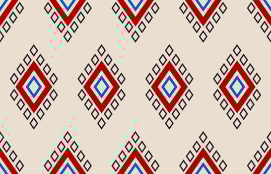 Geometric ethnic seamless pattern in tribal. American, Mexican style. Aztec art ornament print. vector