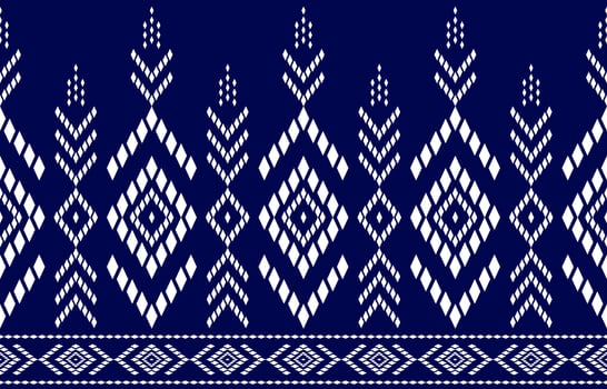 Border tribal pattern background. Geometric ethnic oriental seamless pattern traditional. Mexican style. vector