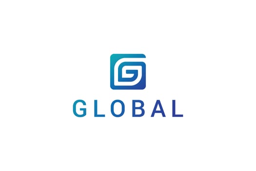 Letter G Unique line art technological modern business logo vector