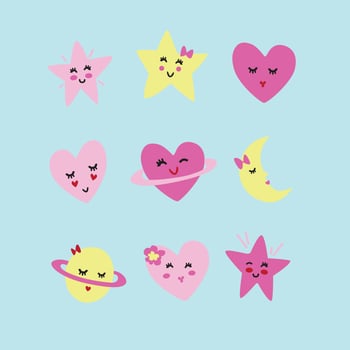 my cute galaxy vector