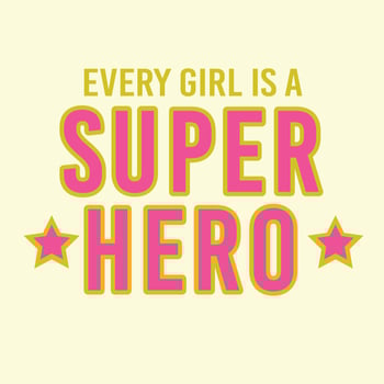 i am a super hero vector