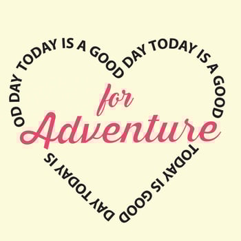 love for adventure vector