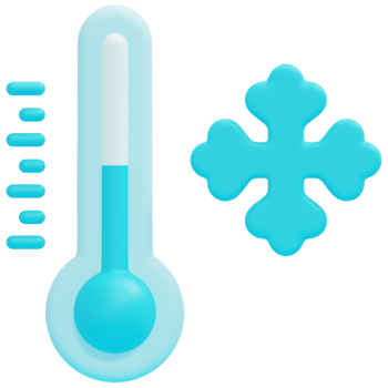 cold 3d render icon illustration png