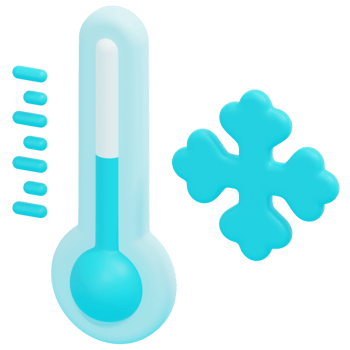 cold 3d render icon illustration png