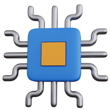 3d rendering blue chip isolated png