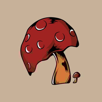 mashroom vector illustration made especially for advertising branding use and much more
