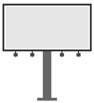 Billboard Flat Illustration png