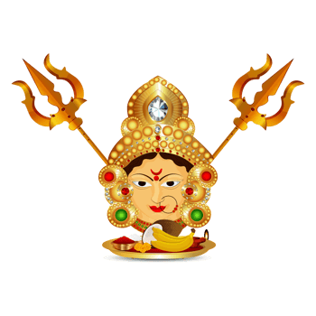 illustration of goddess durga png