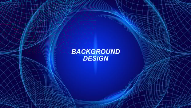Modern dark blue background with technology abstract lines vector