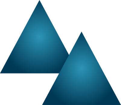 Triangles with a blue gradient. png