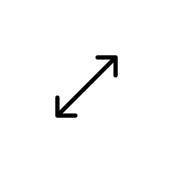 Arrow sign symbol line icon suitable for any purpose vector