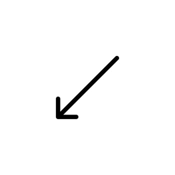 Arrow sign symbol line icon suitable for any purpose vector