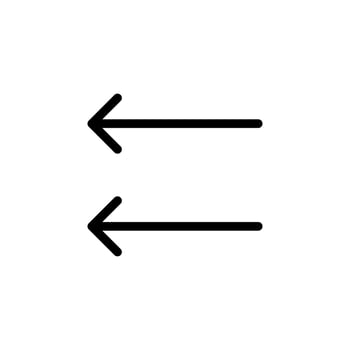 Arrow sign symbol line icon suitable for any purpose vector
