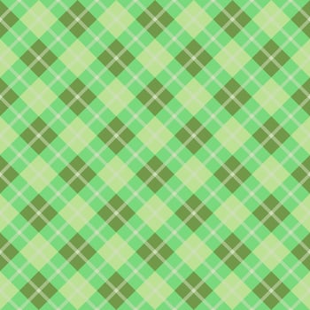 seamless plaid background Green and brown plaid fabric for shirts, blankets, tablecloths, covers or other fashion items. Daily life and home textile printing vector