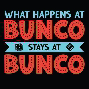 Bunco T shirt vector