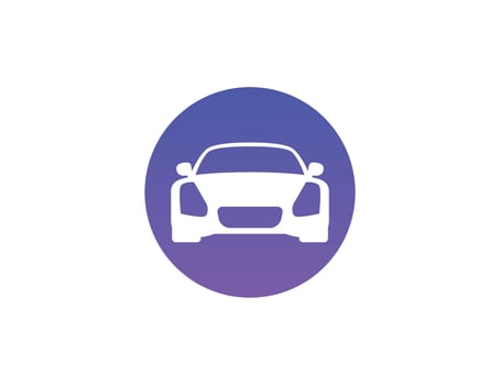 Sport car logo design illustration vector