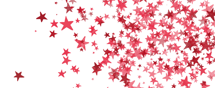 Red christmas glitter background with stars. , festive holiday happy new year, Festive glowing blurred texture. png