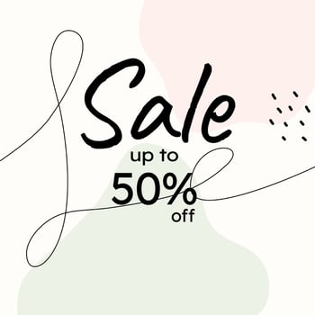 Trendy abstract social media background design vector