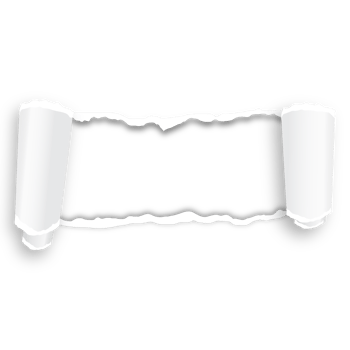 Rolled Up Torn White Paper png