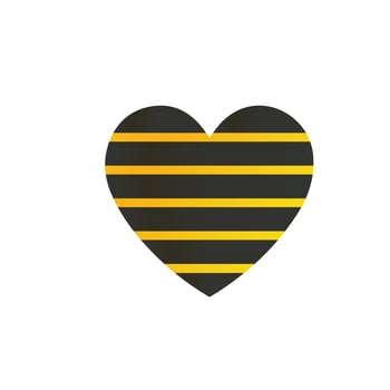 love bee icons vector design