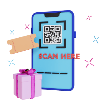 3d render online phone pay online with scan barcode png