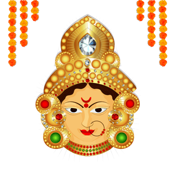 Happy navratri indian festival celebration background png