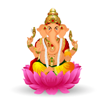 Illustration of lord ganesha png