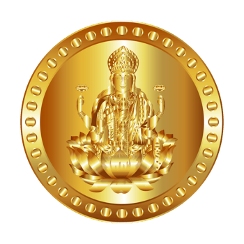 Illustration gold coin png