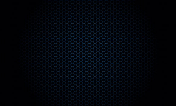 Hexagonal technology pattern mesh background vector